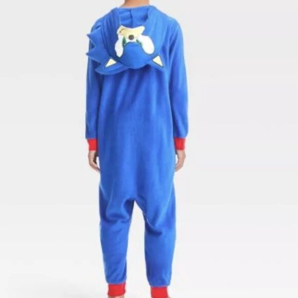 EUC Sonic The Hedgehog Costume Kids Union Suit Sz L - Picture 5 of 6